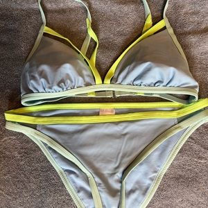Gently Used Color Block Swimsuit